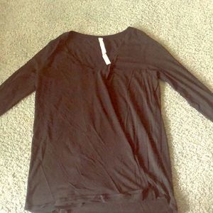 Lululemon tie front wrap top